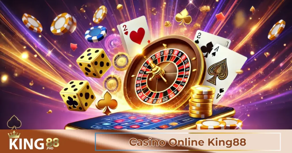 Casino Online King88: Sòng Bài Trực Tuyến Thú Vị Bậc Nhất 1 Các Trò Chơi Casino Hấp Dẫn Tại King88