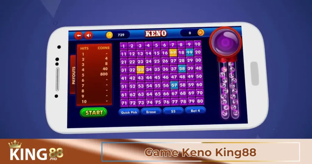Game Keno King88 – Trò Chơi May Mắn Với Giải Thưởng Lớn 1 Keno Là Gì? Hướng Dẫn Chơi Keno Tại King88